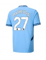 Manchester City Matheus Nunes #27 Kotipaita 2024-25 Lyhythihainen